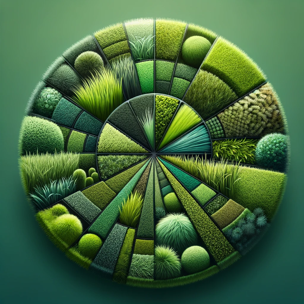 أنواع النجيل الصناعي حسب الاستخدام في مصر – مقارنة بين خامات متعددة