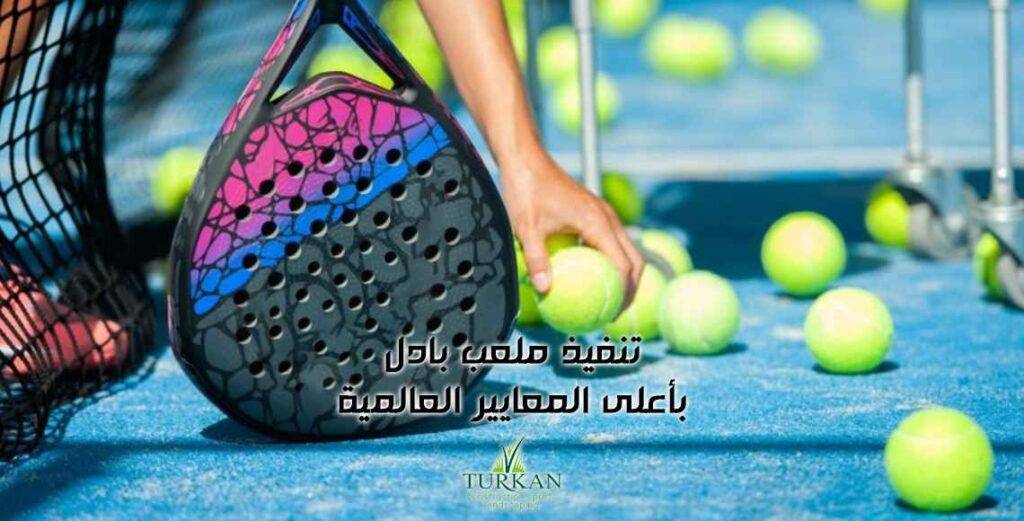 تنفيذ ملعب بادل بأعلى المعايير العالمية